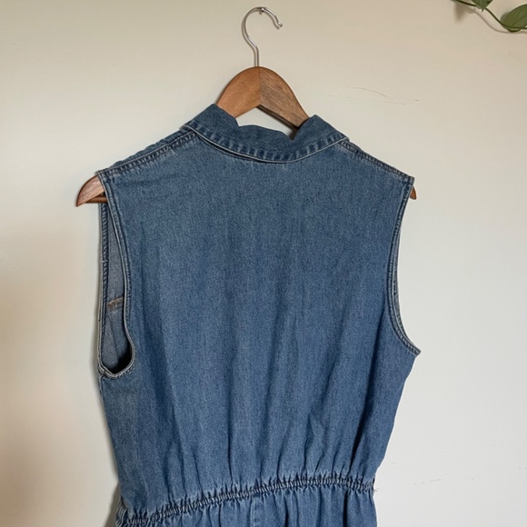 St. John's Bay Denim Jumpsuit - Picture 6 of 6